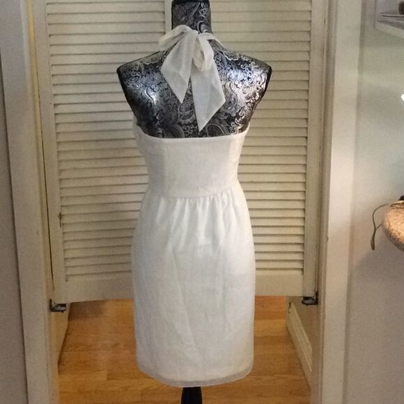 Vince’s Marilyn Monroe Halter Dress in Summer White with Ruffle flare Bust pads! - Picture 8 of 17